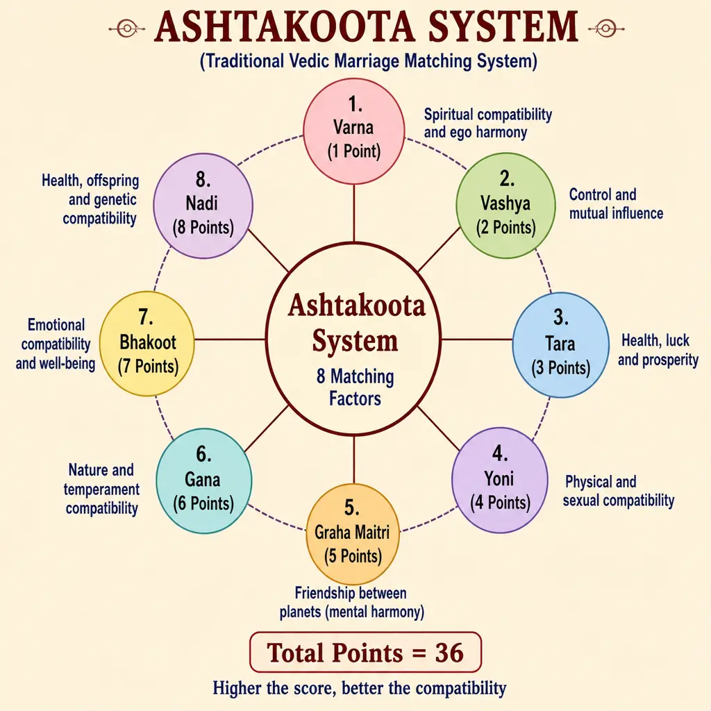 Ashtakoota System Diagram